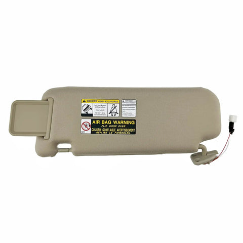 Passenger Side Sun Visor For Hyundai Sonata 2006 2010 With Wired Vanity Light And Sunroof Compatibility Beige Replacement Includes Screws And Tool Easy Install Plug And Play Sweet Upgrade
