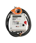 Rock Solid Damper Actuator Burner Servo Motor Fits 227CS 024 Series with wiring and connections for furnace systems.