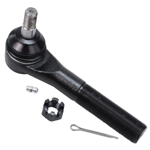 4X4 Front Tie Rods And Track Bar Kit For 1994 1995 1996 1997 Dodge Ram 1500 With Dana 44 Axle Includes Front Inner Outer Tie Rod Ends And Adjusting Sleeves For A Stiffer More Stable Suspension, black tie rod end with sleeve and cotter pin