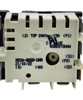 Back view of Infinite Switch Energy Regulator Replacement For Samsung Range Burner DG44-01002A OEM control switch.