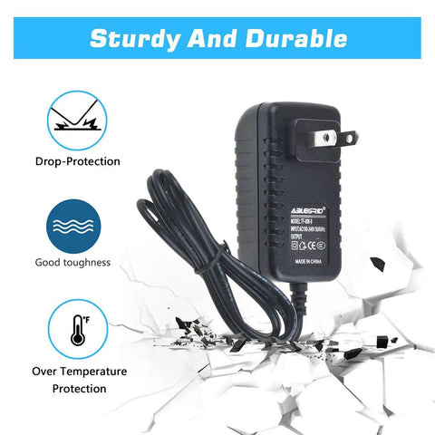 AC DC Adapter For Korg Kross 61 Keyboard And KROSS61 Portable Music Workstation Power Supply Replacement Cord with durability features.