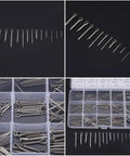 Heavy Duty Split Cotter Pin Kit 150 Pcs Set Featuring 15 Sizes M1-M3, 304 Stainless Steel Pins For DIY, Automotive, And Machinery
