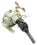 Heavy Duty Reverse Gearbox Kit For Your Weekend Rig 100cc Through 150cc Engine with black connector and mounting screws.