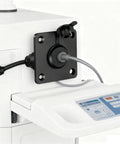 Beefy Metal Electrical Outlet With Slick Ergonomic Plug Design No Sweat Easy Install For Camping Rv Satellites And Mobile Living Spaces Dependable Five Amp Power Rig installed on a device with control panel.