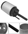 Tough As Nails Car Bushing Installer Set Professional Metal Sleeve Press Kit showing metal sleeve and threaded rods.