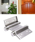 Heavy Duty Stainless Steel Double Open Spring Door Hinge 4 Inch Two Way Hinge for counter doors and fence panels