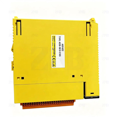 Rugged Beefy CNC IO Module For Machine Automation Digital IO Board With Plug And Play Setup Built For Long Lasting Operation And Stable Signal Transmission Compatible With A03B 0819 C185 A03B 0826 J185 A03B 0807 C185 Industrial Control Spare Parts, yellow plastic module