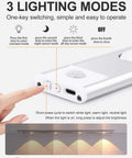 LED Under Cabinet Lights With Motion Sensor USB Rechargeable Cat Eye Hill Corrugated Light with 3 lighting modes