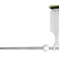 Two Hole Chrome Pop Up Stopper For Universal Sink Drain With O Ring Seal And Easy Install No Hassle Fits Most Pop Up Drain Units Cap Diameter One And Three Eighths Inch