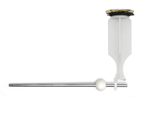 Two Hole Chrome Pop Up Stopper For Universal Sink Drain With O Ring Seal And Easy Install No Hassle Fits Most Pop Up Drain Units Cap Diameter One And Three Eighths Inch