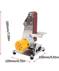 Oreilet 3 In 1 Mini Belt Sander With 7 Speed Adjustable Settings And 20 Sanding Belts For Knife Sharpening Woodworking And Jewelry Polishing Compact Bench Grinder Tool with motor and sanding belt.