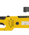 Steel Dragon Tools 550 Portable Handheld Pipe Threader Threading Machine, yellow and silver, compact design for 1/2 to 1-1/4 inch pipes