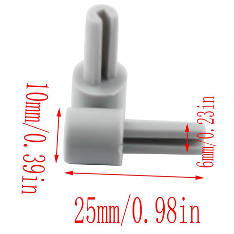 Potentiometer Extension Knobs 25mm Plastic 4 Pack For Mixers Audio Consoles And Electric Guitars Gear No Slip Grip Shaft Extensions For 6mm Pot Shafts Durable Easy Access Long Lasting. 25mm plastic knob with 6mm shaft opening