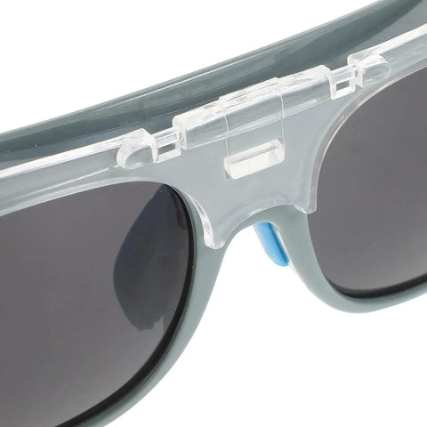 Close-up of Heavy Duty Welding Safety Goggles With Impact Resistant And Dustproof Lenses for Arc Work, focusing on the frame and lens detail.