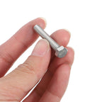 Close-up of 375-Piece Pro Grade 304 Stainless Steel Hex Bolt from Assortment Kit with Metric Threads for Auto Repair Projects