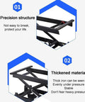 Heavy Duty Adjustable Electric Scissor Lift Table With Foldable Design For Easy Storage And Remote Control Operation To Handle Heavy Loads Smoothly, showcasing precision structure and thickened material.