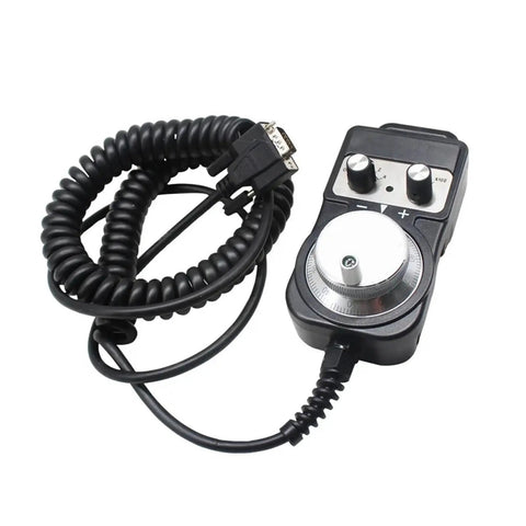 Plug-And-Play 4 Axis Motion Control Card Kit For Woodworking Machines With Metal Gear Handwheel detail view