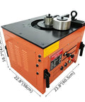 Heavy Hitter 110V Electric Rebar Bender Machine 3000W 4 HP with adjustable bending angles and controls.