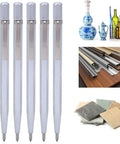 Five Piece Diamond Scriber Pen Set Featuring Rock Hard Tungsten Carbide Tips For Smooth Marking And Quick Engraving on various materials.