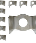 Stainless Steel Switch Guards Pack For Push Button Panels And Emergency Stop Protectors Wide Opening Protective Shrouds For Heavy Duty Machinery Built Rugged Shield Covers For Easy Button Access With Gloves Ten Pack, 22mm stainless steel guard