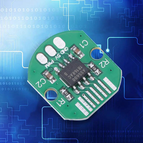 Compact Absolute Value Encoder For Brushless Gimbal Motors, Plug And Play Rotary Encoder For DIY Projects, green circuit board