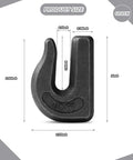 Heavy Duty 3/8 Inch Weld On Chain Hooks G70 Rated Grab Hooks For Chain Pulling And Lifting Weldable Hooks 6600 Lbs Capacity