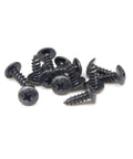 100 Pieces No 8 Wood Screws Half Inch Truss Head Phillips Carbon Steel With Black Oxide Coating For Indoor Outdoor DIY Projects