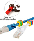 150 Pack Clip On Wire Markers With Colorful Numeric Labels For 2 3mm Cables Color Coded Cable Markers For IT Pros Auto Tech Electrical