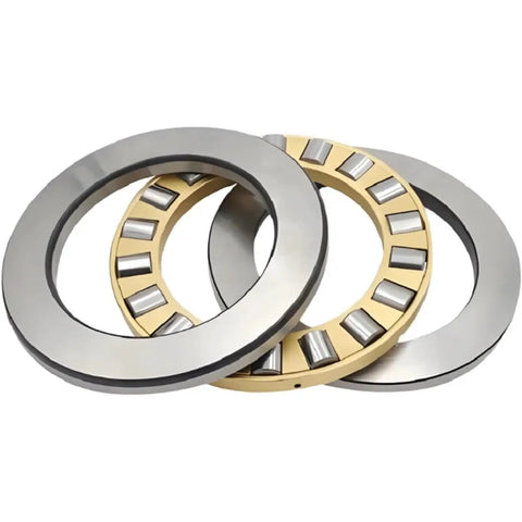 Top Shelf Rock Solid Cylindrical Roller Thrust Bearing Heavy Industrial Parts High Load Capacity Smooth Gearbox Operation Low Friction Precision Workhorse 81112M components in metallic finish.