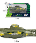 Green Rad Six Channel RC Submarine Toy For Kids Waterproof With Diving And Surfacing Action in packaging