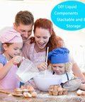 Family using 20 Piece Measuring Cups And Spoons Set For Cooking And Baking Gadgets Includes 7 Stainless Steel Cups 6 Spoons 3 Plastic Liquid Cups