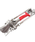 Stainless Steel Toggle Latch Clamp With Adjustable 90 Degree Corner Fastener, Metal Handle And Plastic Cover, Heavy Duty Clamping