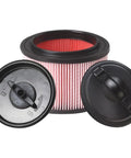 4 Gallon Fine Dust Filter With Pleated Design For Max Particle Capture And Easy Cleanup, Washable And Reusable, with lids