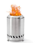 Smokeless Tabletop Fire Pit For Outdoor Use, Portable Mini Fire Pit Stove with carry bag, durable metal with flames