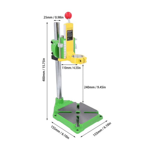 Adjustable Vertical Drill Stand With 90 Degree Rotation Floor Drill Press Table 60mm Travel Fits 38mm To 43mm Drills heavy-duty