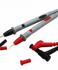 Pro Grade Digital Multimeter Test Probes Kit with Thin Tip Needle Probes 1000V 20A Rated Universal Cable