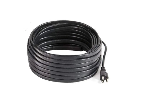 Coiled Roof Heat Cable For Snow And Ice Dam Prevention Self Regulating Heating Cable For Roof And Gutters 8 Watts Per Foot 60 Foot Length
