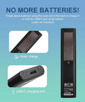 Solar Powered Voice Remote For Smart TVs With Bluetooth Rechargeable Solar Cell Replacement Controller Compatible With Frame Neo LED Ultra HD Series Remotes Plug And Play Setup Durable Build Solid Battery Life