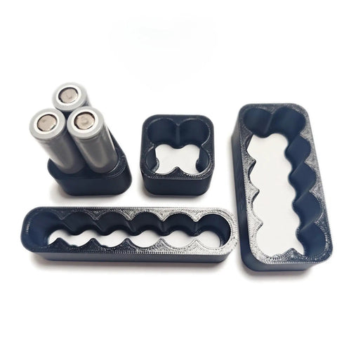Top Rated Effortless Welding Clamp Fixture Set For Battery Pack Spot Crafting includes various sizes for precise cell positioning.