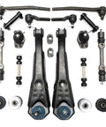 Hearty Front Suspension Overhaul Kit Featuring Greasable Tie Rod Ends And Reinforced Ball Joints for 1967 Ford Fairlane parts layout.