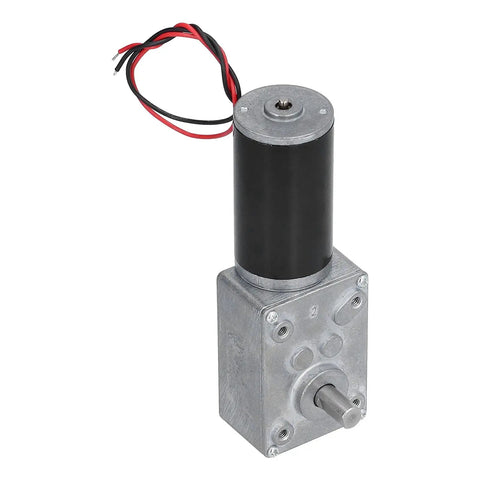 Built Like A Tank 12V DC Gear Motor With Hold Fast Self Locking Feature And Super Quiet Run Die Cast Aluminum Casing for automation.