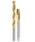 Tap And Drill Bit Set 5/16-24 UNF Right Hand Thread Tap And 6.9mm Titanium Coated HSS Drill Bit 6542 Tapping Tool Kit