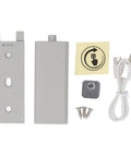 Effortless Push To Open Smart Electric Latch For Cabinets Drawers And Cupboards With components and USB cable