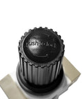 Close-up of control knob on Shop-Ready Pro Grade One-Half Inch NPT Air Compressor Filter Separator with Gauge