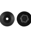 Top and bottom view of Grate Rubber Feet Replacement For Cooktop Burners Heat Resistant Rubber Foot Pads 12 Pack Fits ERD30 EGR30 DE81-03916A AP7027008 And Similar Stove Grates Durable Non Slip Support For Stable Cooking