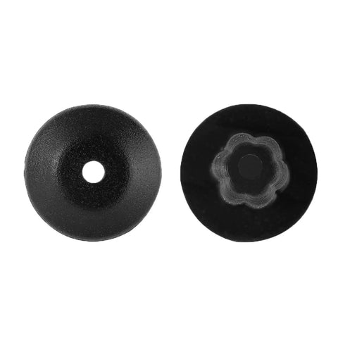 Top and bottom view of Grate Rubber Feet Replacement For Cooktop Burners Heat Resistant Rubber Foot Pads 12 Pack Fits ERD30 EGR30 DE81-03916A AP7027008 And Similar Stove Grates Durable Non Slip Support For Stable Cooking