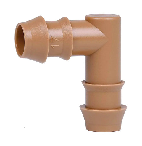 Half Inch Drip Irrigation Fittings Kit With Half Inch Tubing 18 Pieces Barbed Connectors Including 6 Tees 6 Couplings 6 Elbows