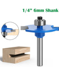 Kick Ass Biscuit Cutter Tool For T Slot Joinery With 6Mm And 6.35mm Shanks, 6mm shank, ideal for cabinet building and panel assembly.