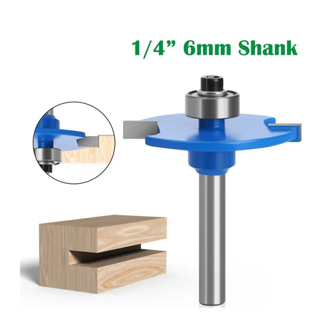 Kick Ass Biscuit Cutter Tool For T Slot Joinery With 6Mm And 6.35mm Shanks, 6mm shank, ideal for cabinet building and panel assembly.