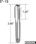 Five Eighth 18 UNF Tap And Die Set Right Hand Machine Thread Tap And Round Die With Straight Fluted Design For Fast Chip Removal